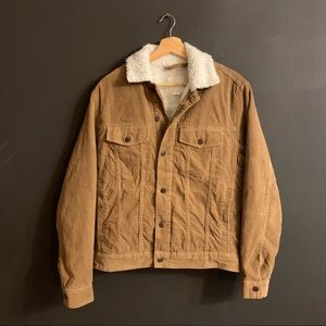 H&M corduroy fleece lined jacket